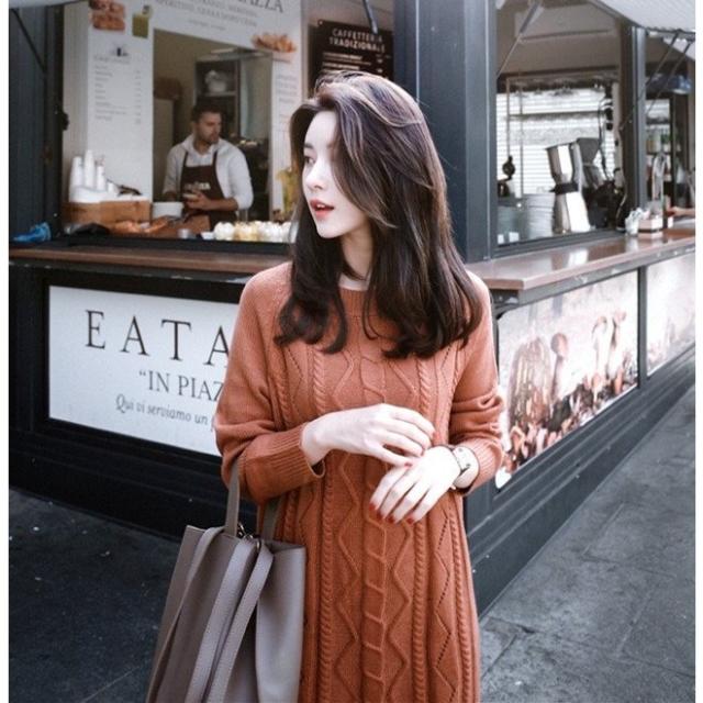 ニット レディース 秋 冬 ニットワンピース ロング丈 長袖 ワンピース Aライン 体型カバー おしゃれ シンプル 上品 大人 代 30代 40代の通販はau Pay マーケット Kireifuku Au Pay マーケット店