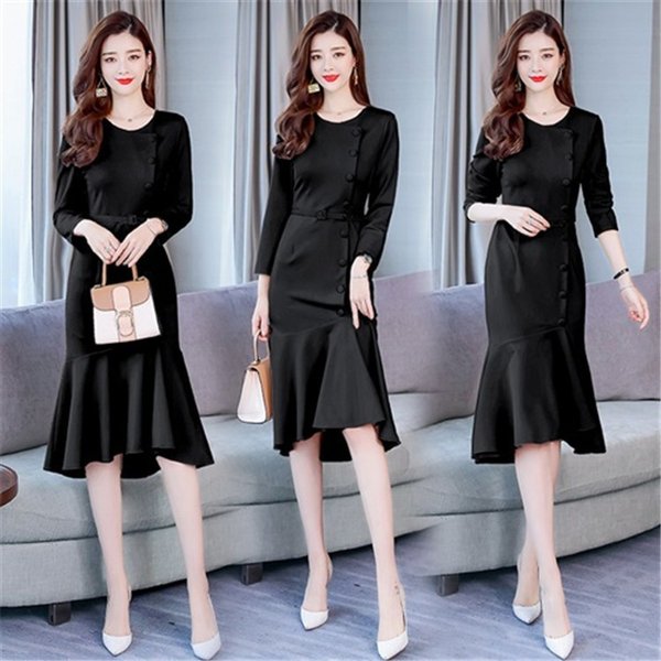 ワンピース レディース マーメイド きれいめ フォーマルワンピース 結婚式 ロングワンピース ドレス 長袖 パーティドレス パーティードレの通販はau Pay マーケット Kireifuku Au Pay マーケット店