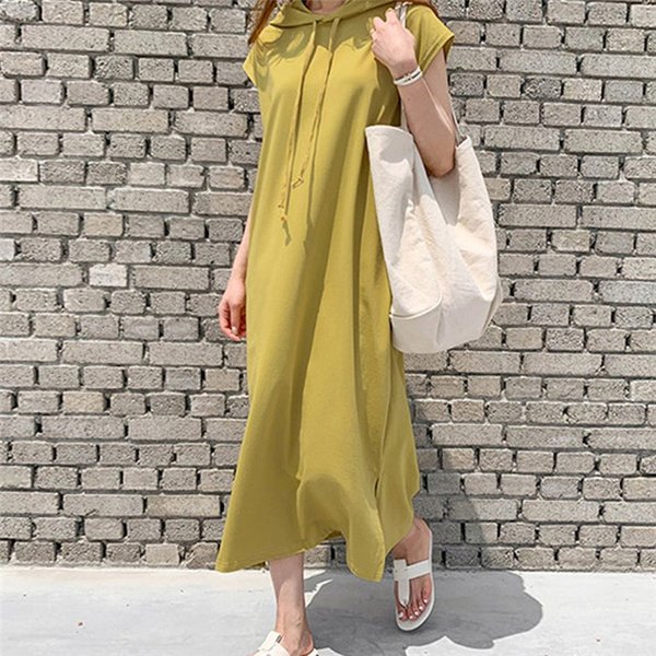 パーカーワンピース ロングワンピース ロング丈 レディース 春 夏 カットソーワンピ 体型カバー フード付き 無地 代 30代 おしゃれ カの通販はau Pay マーケット Kireifuku Au Pay マーケット店