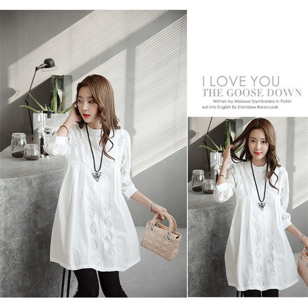 ブラウス レースチュニック チュニック 花柄 刺繍 レース 白 丸首 春 夏 ワンピース レディース 大人 可愛い 洋服 袖コンシャス ノーカラの通販はau Pay マーケット Lili Shop Au Pay マーケット店