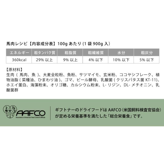 ギフトナー ローテーション ベニソンレシピ 馬肉レシピ チキンレシピ 国産 ドッグフード 無添加 鶏 名古屋コーチン 鹿肉 ベニソン 馬肉 全年齢 GIFTNER_12