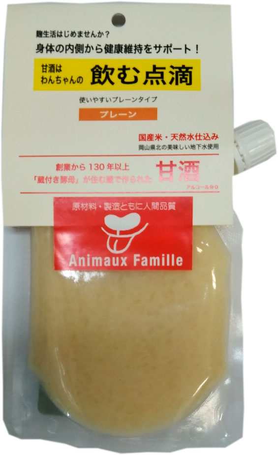 5000円以上ご購入で送料無料 Animauxfamille アニモファミール 甘酒 アルコール0 ワンちゃんの飲む点滴 最強発酵食品 の通販はau Pay マーケット ヨリアイdogs