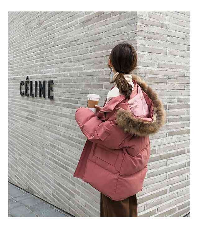 冬 エコダウン コート レディース 人気 ミディアム丈 ダウン 風 オーバーサイズ ジャンパー ファー 付き フード 付き ミディアム アウタの通販はau Pay マーケット Tresor