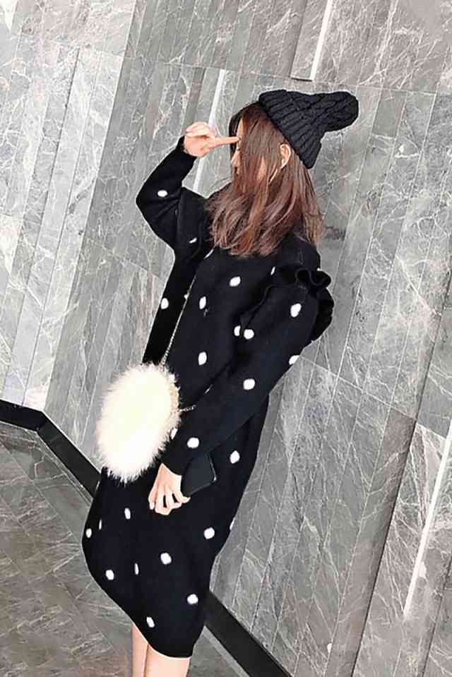 ワンピース レディース ニットワンピース 秋冬 ロングワンピース 長袖 秋 ニット ワンピース 大きいサイズ 大人可愛い 可愛い お洒落 普の通販はau Pay マーケット Tresor