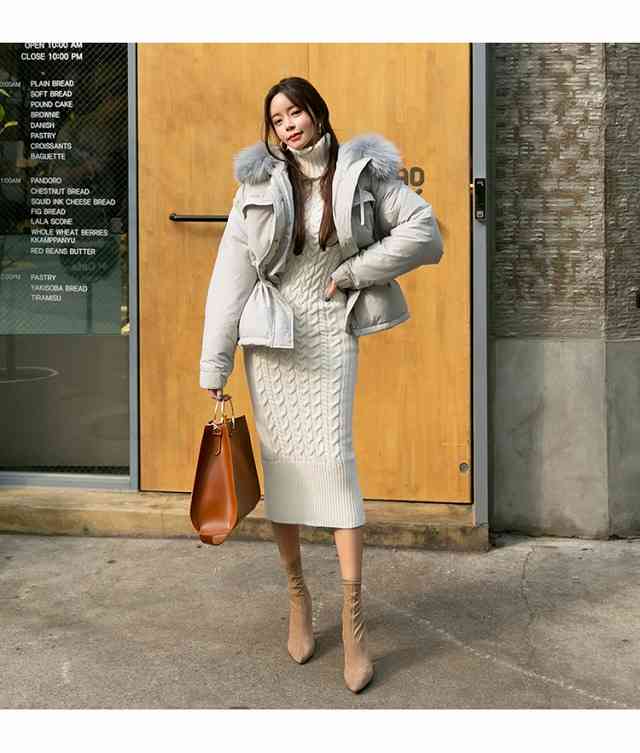 ワンピース レディース ニットワンピース 秋冬 ロングワンピース 長袖 秋 ニット ワンピース 大きいサイズ ワンピース ひざ丈 タイトニッの通販はau Pay マーケット Tresor