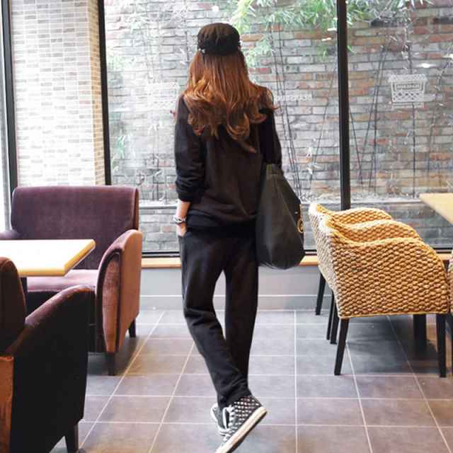 セットアップ レディース ジャージ パンツ 上下セット 長袖 ルームウェア レディース 部屋着 大きいサイズ 2点セット スポーツウェア カの通販はau Pay マーケット Tresor