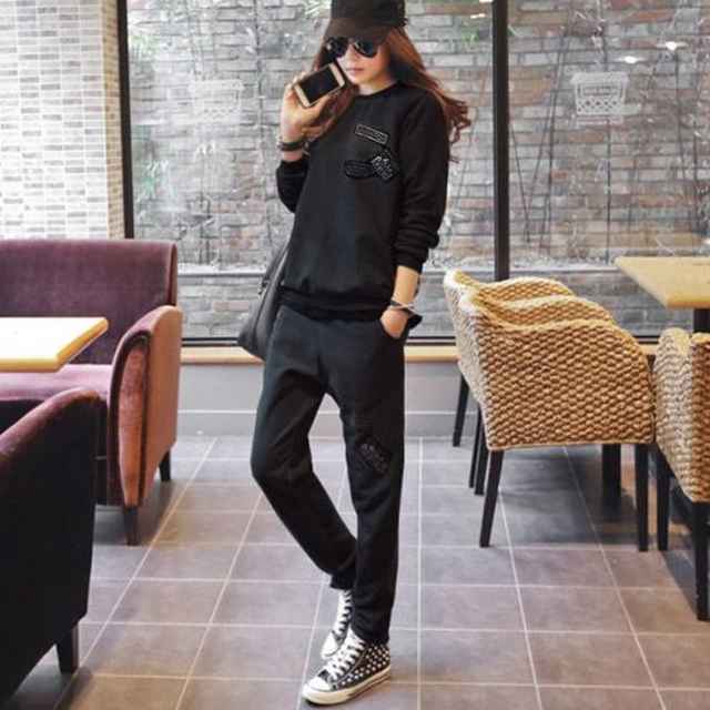 セットアップ レディース ジャージ パンツ 上下セット 長袖 ルームウェア レディース 部屋着 大きいサイズ 2点セット スポーツウェア カの通販はau Pay マーケット Tresor