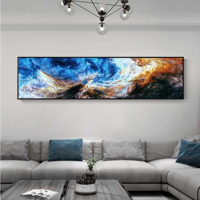 絵画　アート　モダン　額装　インテリア 絵画 インテリア 風水 風景 玄関 和室 床の間 額入り 抽象 40角