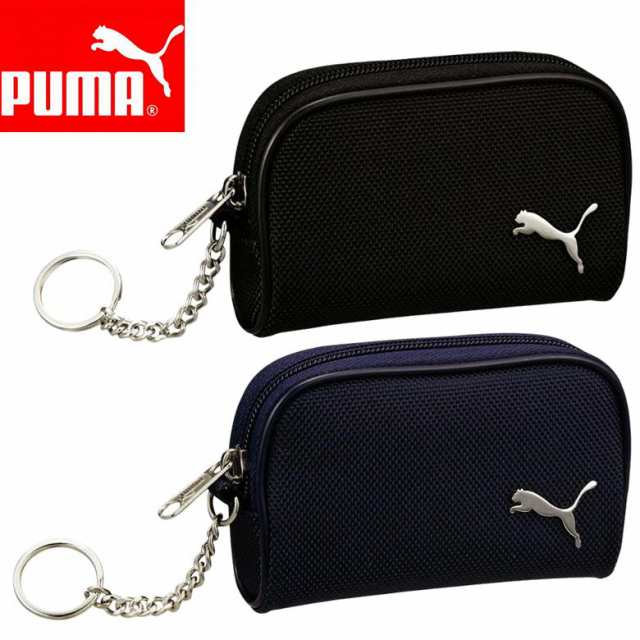 品揃え豊富で PUMA コインケース 小銭入れ 財布 ストラップ付 黒