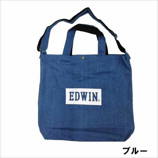 EDWIN 2way トートバッグ ショルダーバッグ レディース メンズ