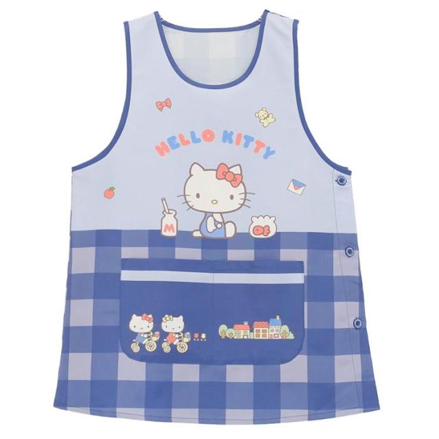 ハローキティ エプロン 青 Amazon.co.jp: サンリオ(SANRIO) ハローキティ 三角巾付きキッズ