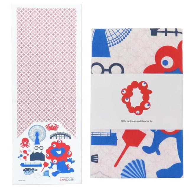 万博 ミャクミャク 手ぬぐい 2025大阪関西万博 デザイン 公式