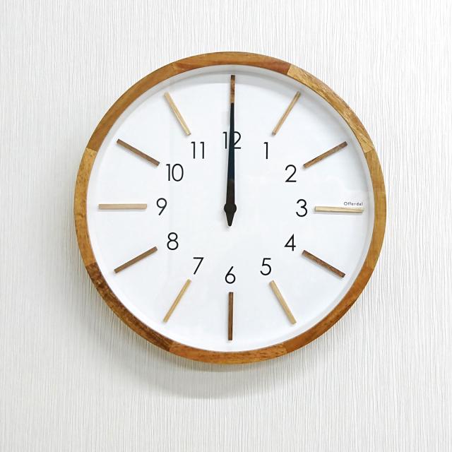 電波時計 壁掛け時計 Motreff モトレフ Cl 30 北欧 木製 掛け時計 ナチュラル 可愛い シンプル オシャレ インターフォルム 白の通販はau Pay マーケット Lifestyleshop Funfun