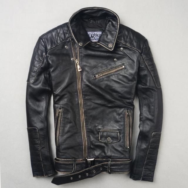 レザージャケット メンズ バイクジャケット 新作 本革レザージャケット