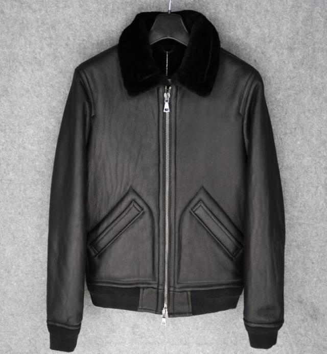 レザージャケット メンズ ラムレザーフライトジャケット 新品 セール 革ジャン ムートン 毛皮一体 本革 ライダースジャケットの通販はau Pay マーケット Oggi Shop