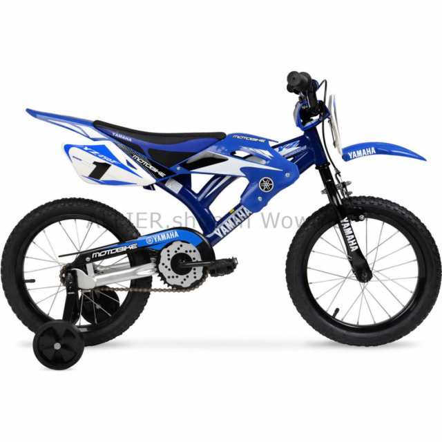 Bmx 16 Bmxモトヤマハボーイズバイクブルースチールフレームキッズ自転車モトクロススタイル 16 Bmx Moto Yの通販はau Pay マーケット Allier Shop