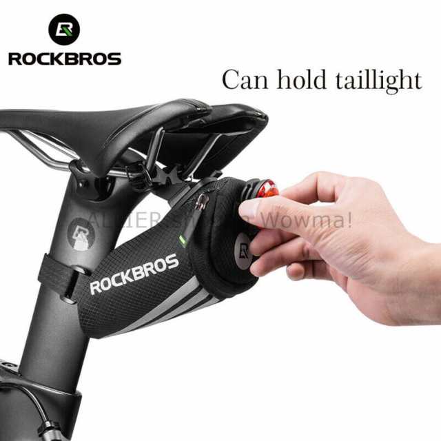 サドル Us Rockbrosロードバイクミニスモールバッグ反射シート自転車サドルバッグブラック Rockbros Road の通販はau Pay マーケット Allier Shop
