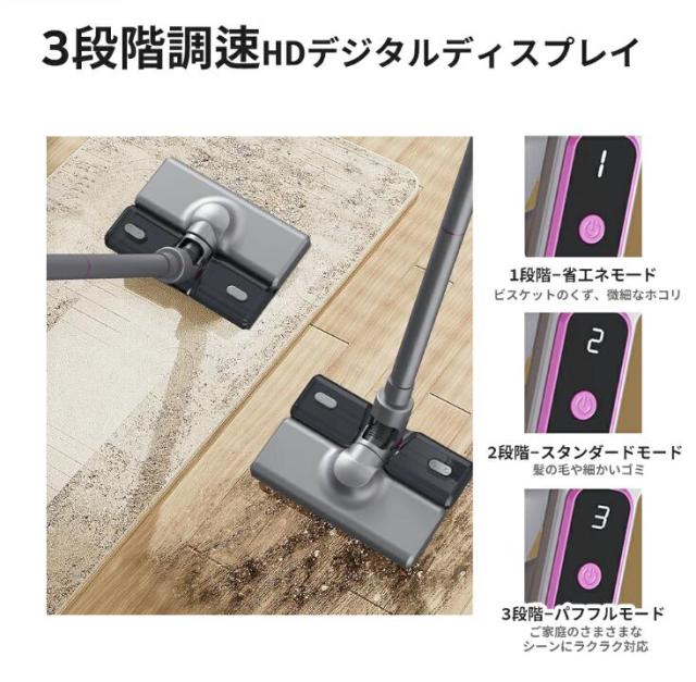 掃除機 コードレス ハンディ 49800pa吸引力 【2026革新モデル&超強力