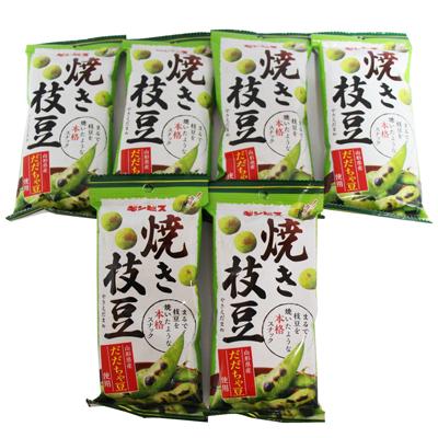 メール便で送料無料 ギンビス 焼き枝豆 だだちゃ豆使用 38g 6コ入り メール便の通販はau Pay マーケット おかしのマーチ Au Pay マーケット店