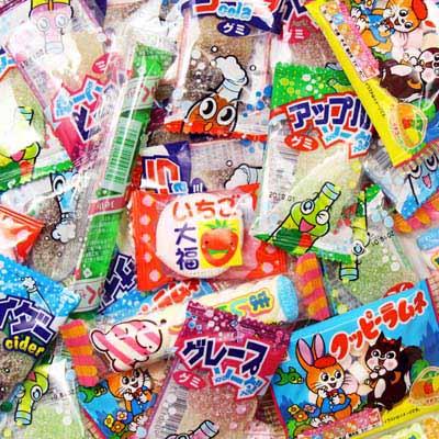 メール便で送料無料) グミ＆ラムネ＆ゼリー＆マシュマロ 駄菓子