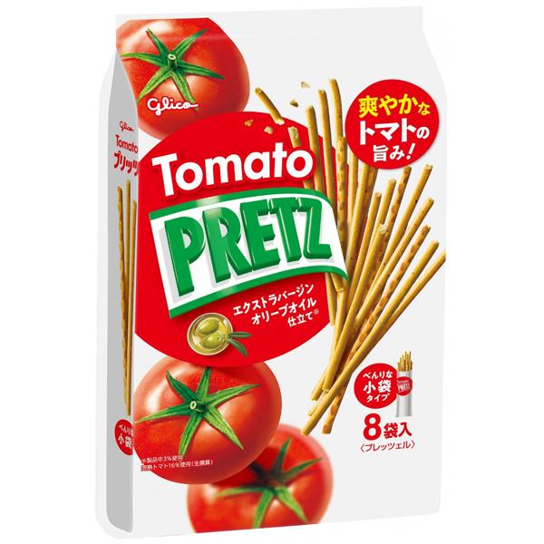 (地域限定送料無料)グリコ トマトプリッツ(8袋)110g 48コ入り (4901005521186ck)