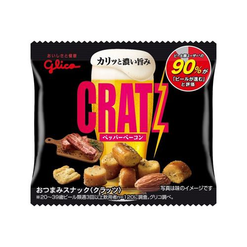 グリコ クラッツミニタイプ〈ペッパーベーコン〉 14g 400コ入り (4901005544307c)