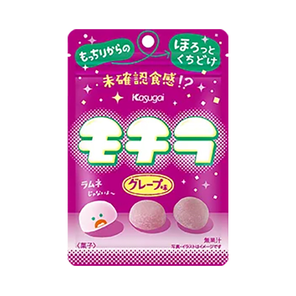 春日井製菓 モチラ グレープ味 39g 72コ入り 2025/09/15発売 (4901326043909c)