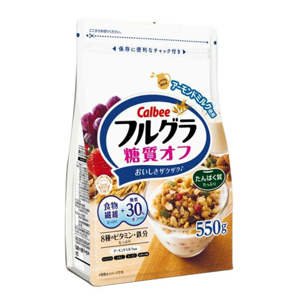 カルビー フルグラ 糖質オフ 550g 12コ入り 2025/02/03発売 (4901330748340x2)の通販は