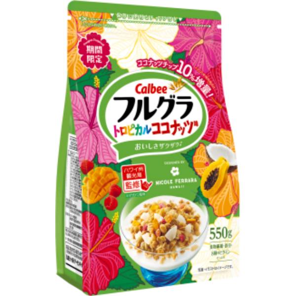 カルビー フルグラ トロピカルココナッツ味 550g 6コ入り 2026/06/08発売 (4901330749156)