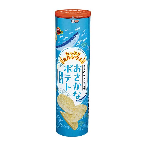 ブルボン おさかなポテトしお味 90g 40コ入り 2024/10/01発売 (4901360360208c)