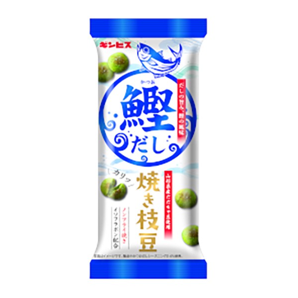 ギンビス 焼き枝豆 鰹だし 38g 80コ入り 2024/09/09発売 (4901588107326c)