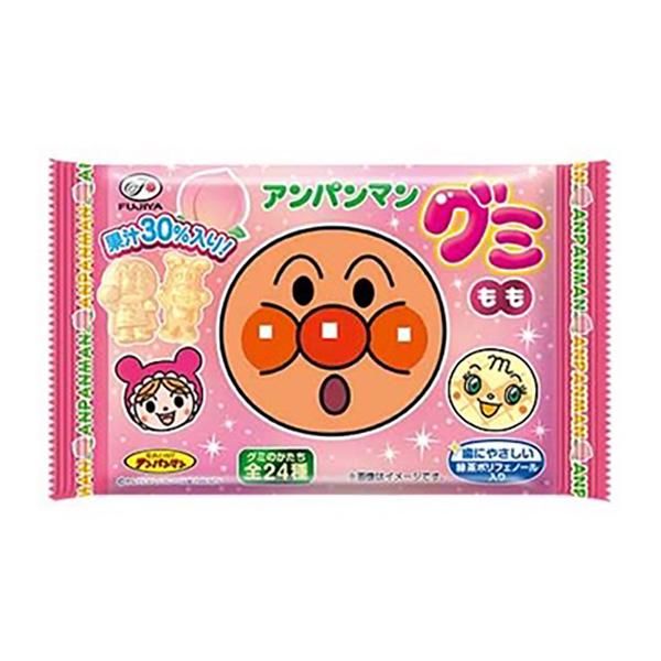 不二家 アンパンマングミ（もも） 6粒 160コ入り 2025/03/25発売 (4902555124186c)