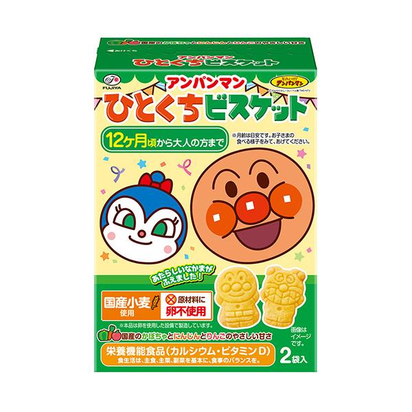 不二家 アンパンマンひとくちビスケット 72g 40コ入り 2025/09/02発売 (4902555170473c)