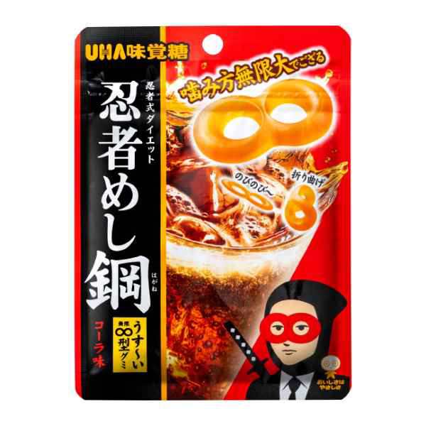 UHA味覚糖 忍者めし鋼　コーラ味 50g 80コ入り 2023/05/01発売 (4902750725942c)