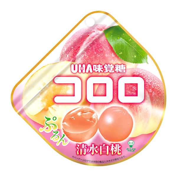 UHA味覚糖 コロロ 清水白桃 40g 72コ入り 2024/09/16発売 (4902750773059c)