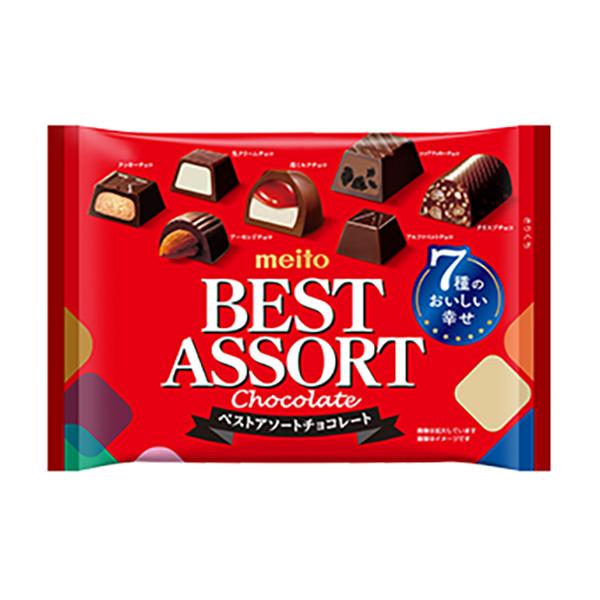 名糖産業 ベストアソートチョコレート 114g（個装紙込み） 18コ入り 2024/07/01発売 (4902757171407)