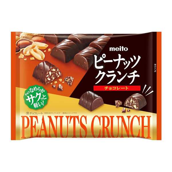 名糖産業 ピーナッツクランチチョコレート 104g 18コ入り 2024/09/02発売 (4902757181505)