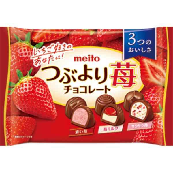 名糖産業 つぶより苺チョコレート 129g 18コ入り 2023 09 04発売
