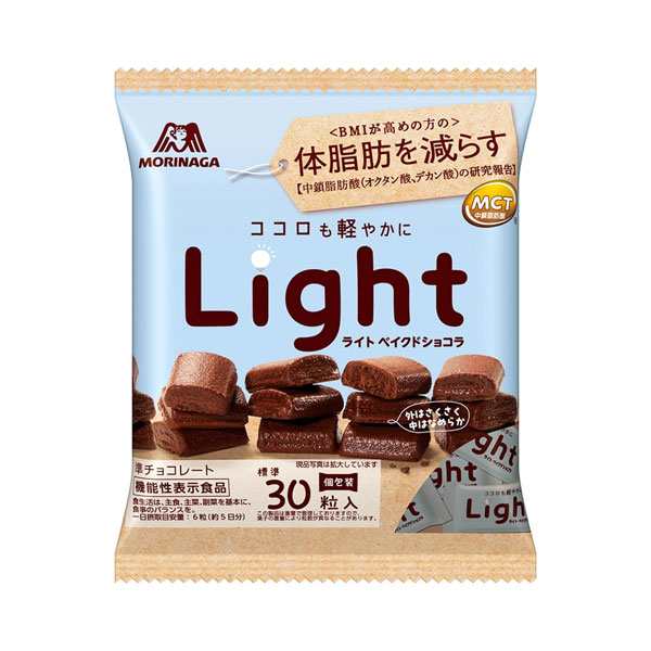 森永製菓 LIGHT ベイクドショコラ 117g 16コ入り 2024/09/03発売 (4902888266300)