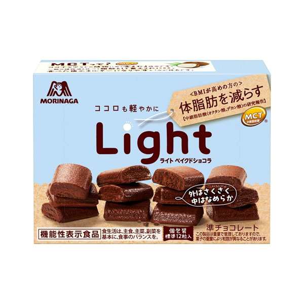 森永製菓 LIGHT ベイクドショコラ 46g 120コ入り 2024/09/03発売 (4902888266317c)