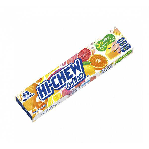 森永製菓 ハイチュウ＜柑橘ミックス＞ 12粒 144コ入り 2025/11/04発売 (4902888273414c)