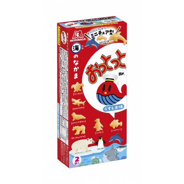 森永製菓 おっとっと＜うすしお味＞ 46g（23g×2袋） 60コ入り 2026/04/07発売 (4902888275326c)