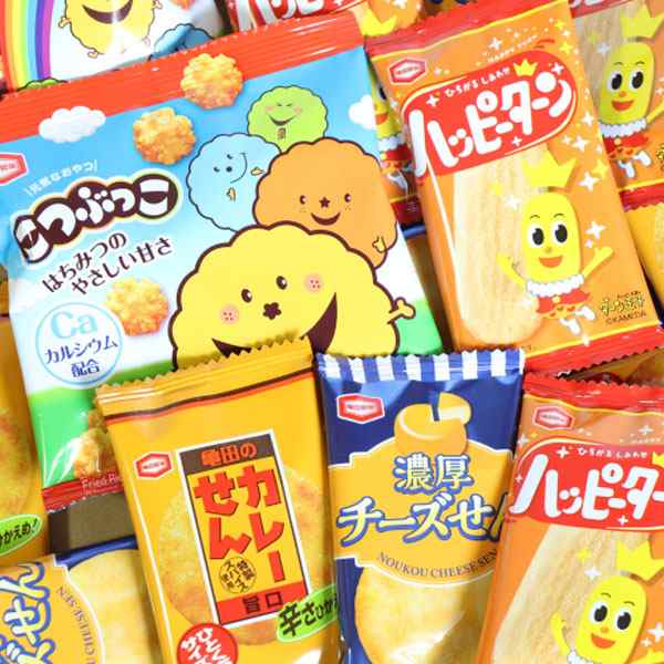 メール便で全国送料無料 亀田製菓せんべいお菓子セットｂ 小袋食べきりサイズ おかしのマーチ Omtmb7318 の通販はau Pay マーケット おかしのマーチ Au Pay マーケット店