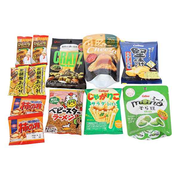 メール便で全国送料無料)お菓子 詰め合わせ 大人菓子！カルビー・グリコも入ったおつまみスナックセット12袋 おかしのマーチ  (omtmb8218の通販はau PAY マーケット - おかしのマーチ au PAY マーケット店 | au PAY マーケット－通販サイト