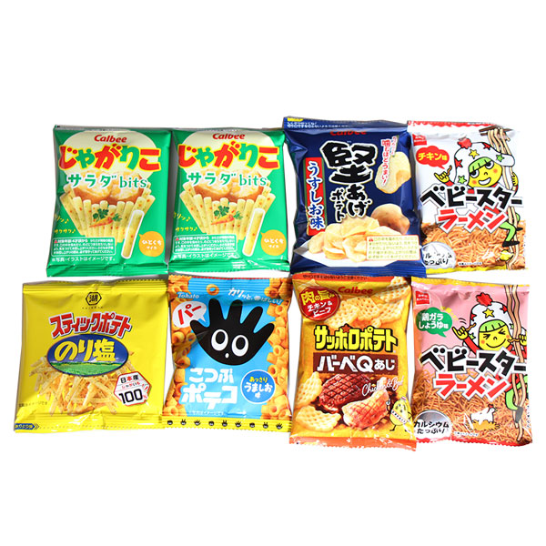 お菓子付きセット お菓子 詰め合わせ (全国送料無料)スナックいろいろセット！ミニ