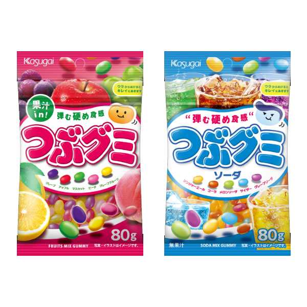 全国送料無料) お菓子 詰め合わせ 春日井製菓 つぶグミ 食べ比べ