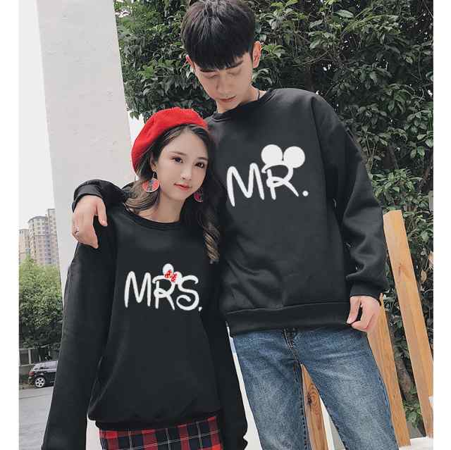 ペアルックカップルパーカー ペア Mr ｍrs英字プリント トレーナー秋服 ペアルックパーカー ディズニー レディース メンズ 7色 S 2xl の通販はau Pay マーケット Mini House Au Pay マーケット店