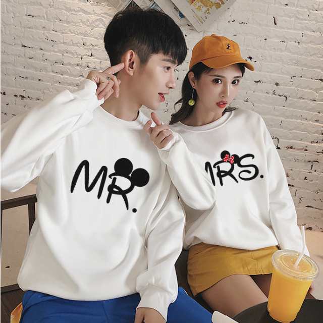 ペアルックカップルパーカー ペア Mr ｍrs英字プリント トレーナー秋服 ペアルックパーカー ディズニー レディース メンズ 7色 S 2xl の通販はau Pay マーケット Mini House Au Pay マーケット店