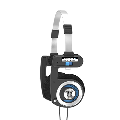 「ほぼ新品」KOSS オープン型オーバーヘッドヘッドホン 折りたたみ式 PORTAPRO(中古品)