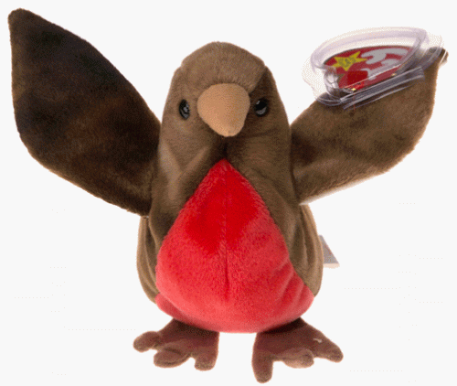 TY ビーニーベイビーズ BEANIE BABIES EARLY とり ぬいぐるみ(中古品